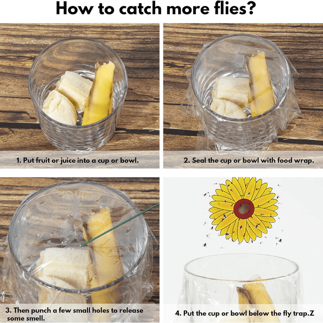 Ultra Sticky Window Fly Traps (x10)