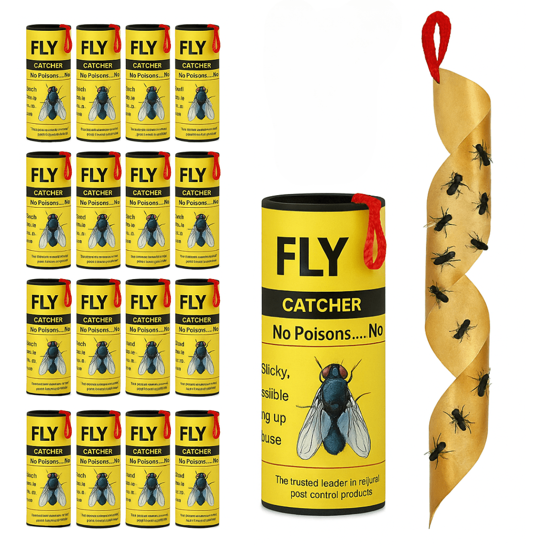 Sticky Hanging Fly Trap – 16 Pack