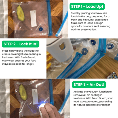 Fresh Guard Handheld Vacuum + Bags