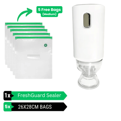 Fresh Guard Handheld Vacuum + Bags