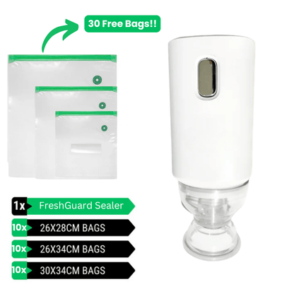 Fresh Guard Handheld Vacuum + Bags